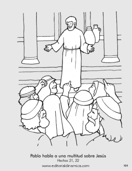 Pablo habla a una multitud sobre Jesús – Hechos 21, 22 – Puedo hablar a otros sobre Jesús pase lo que pase