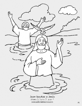 Juan bautiza a Jesús – Mateo 3 – Quiero seguir a Jesús. Él es el Hijo de Dios