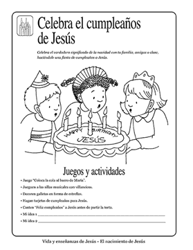Celebra el cumpleaños de Jesús